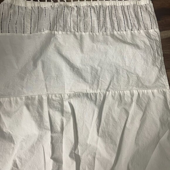 Crane Baby White BoHo Crib Skirt - Picture 3 of 6